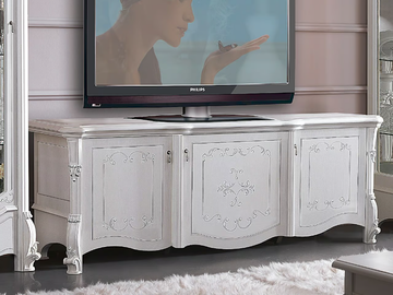 PRESTIGE - Low wooden TV cabinet by CASA +39 - view 2